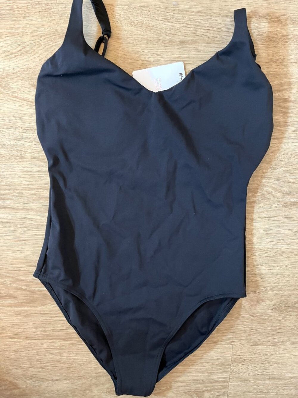 $465 NWT Wolford Mat de Luxe Swim Forming Body NWT Black Medium C Cup One Piece - Picture 11 of 14